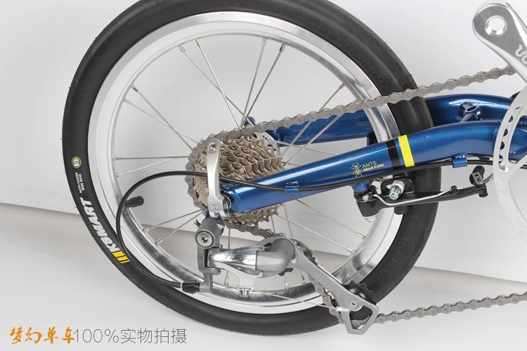 Fnhon FCG1609 складной велосипед 16 дюймов Minivelo CR-MO сталь V тормоз 9 скоростей городской Commuter велосипед для Shimano Shift ретро досуг BMX