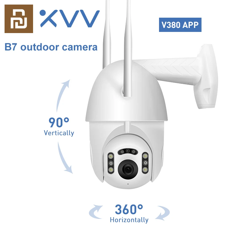Xiaovv B7 V380 приложение наружная камера 1080P HD IP Веб IP66 ONVIF движения мобильное