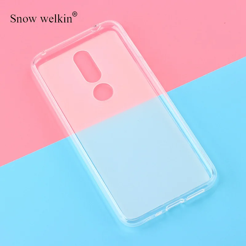 Для Nokia 7 1 гель TPU Тонкий мягкий силиконовый чехол для 5 84 дюймов резиновый
