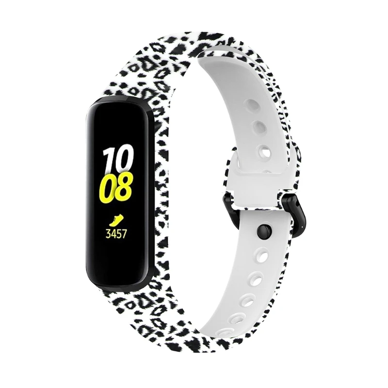 

Soft Silicone Wristband Replacement Watch Band Strap For -Galaxy Fit 2 SM-R220 1XCB