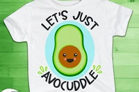 kawaii kids clothes lets just avocado graphic print t shirt girlsboys childrens clothing harajuku shirt funny tshirt tops