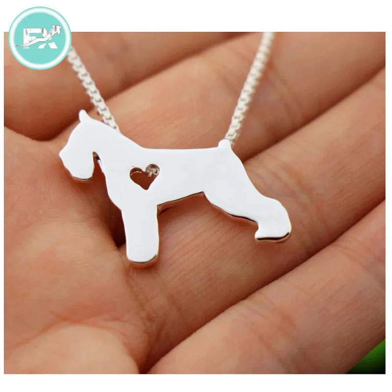 G.SKY (Купите один и получите еще бесплатно) Schnauzer Dog Necklace Pet Lovers кулон ювелирное