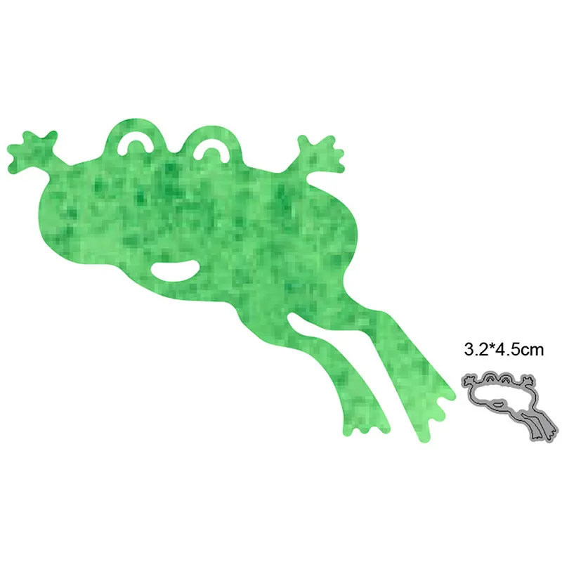 Металлические штампы с животными лягушкой трафареты для сделай сам скрапбукинг