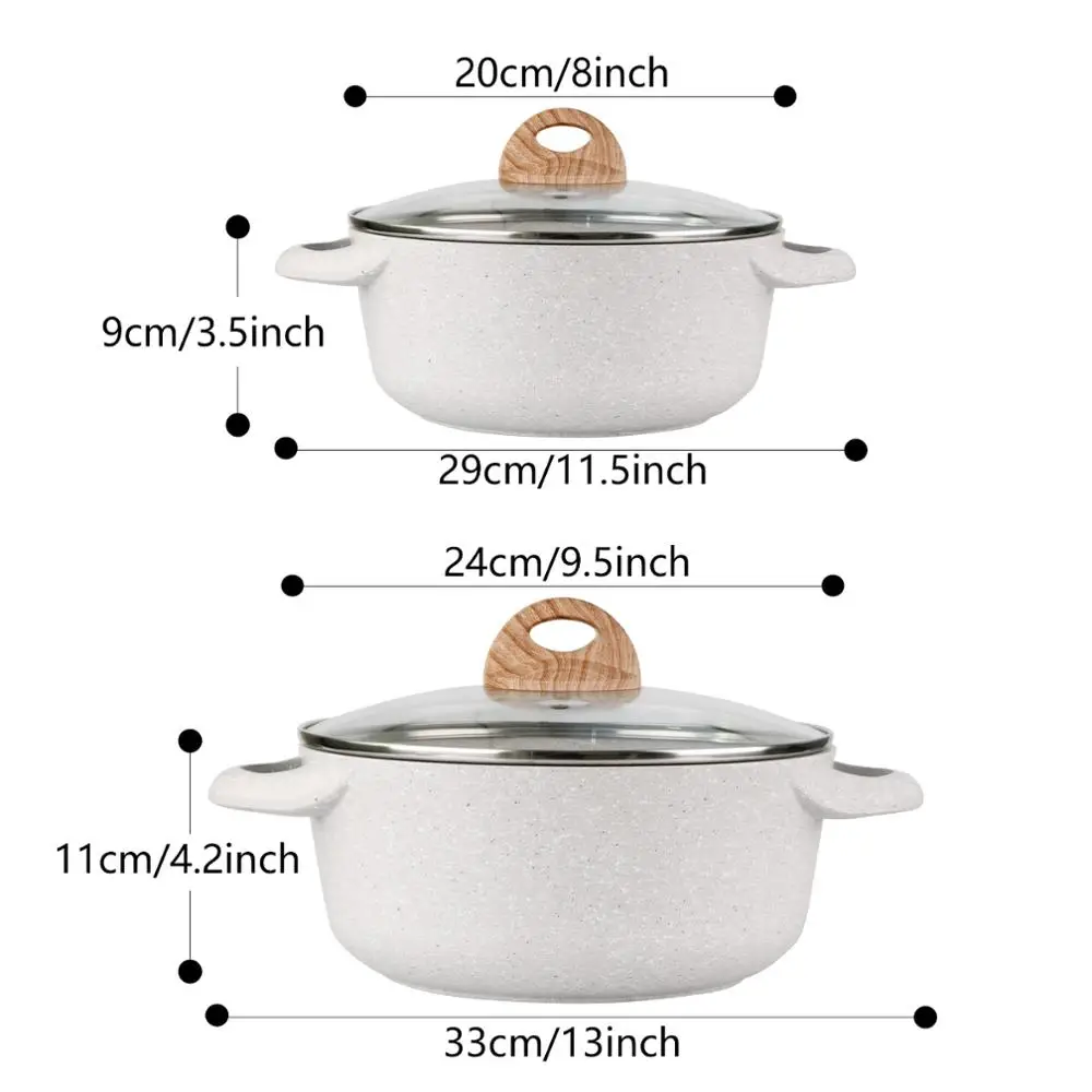 FISSMAN кастрюля антипригарное покрытие алюминиевая точечная Индукционная Нижняя