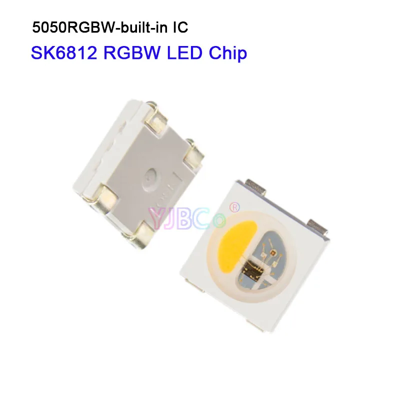 

1000 шт. SK6812 (аналогичный WS2812B) светодиодный чип RGBW RGB (натуральный/теплый/белый) 5050 SMD индивидуально адресуемые цифровые пиксели DC 5 В