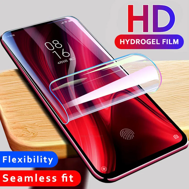 

10D Hydrogel Film Realme X2 5 F11 3 2 Pro X50 XT C2 X lite Full Cover Screen Protector On OPPO Reno 4 3 Pro A9 2020 A5S A3S Film