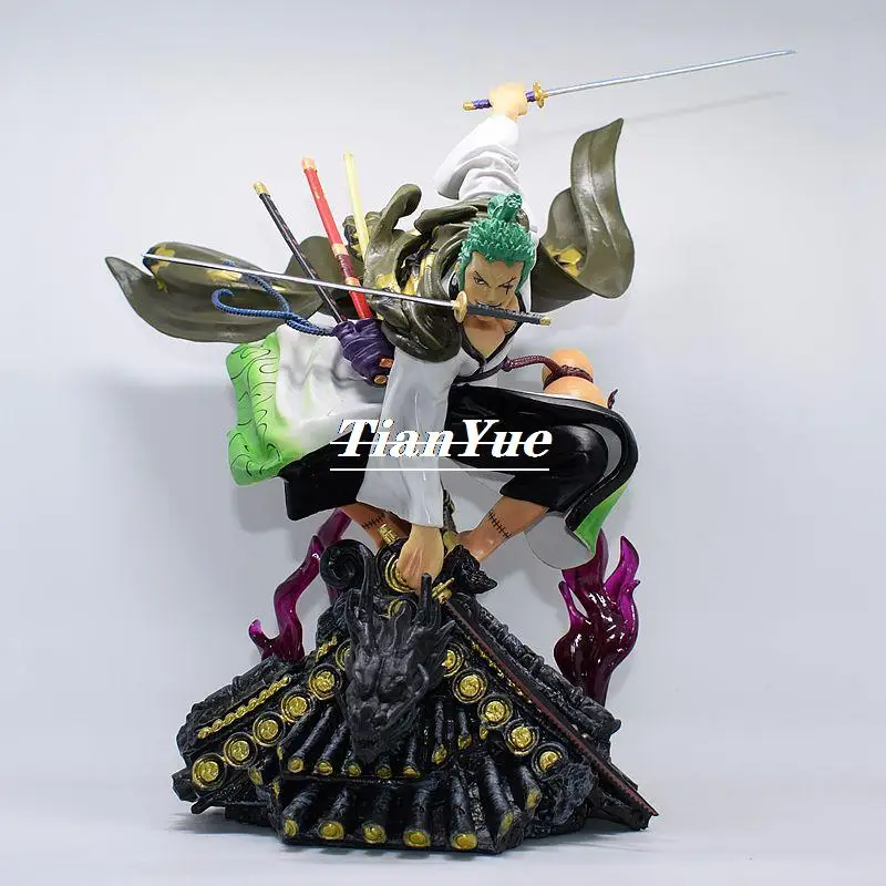 

Anime GT Zoro With dark dragon Vinyl Model Boxed Figure 22cm