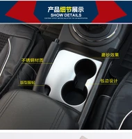 for kia sportage r 2012 2013 2014 2015 water cup decorative cover high quality stainless steel car styling