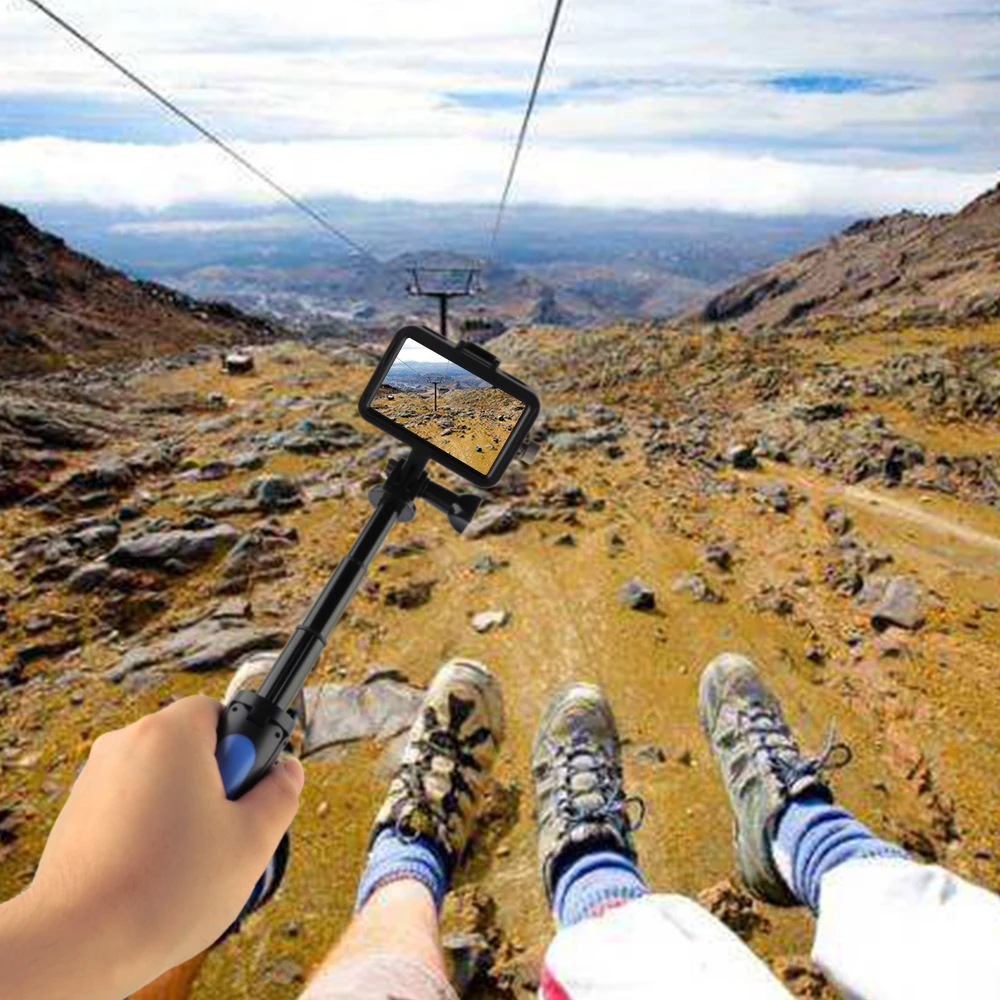 Мини штатив для экшн камеры DJI Osmo раздвижной монопод с рукояткой селфи Палка