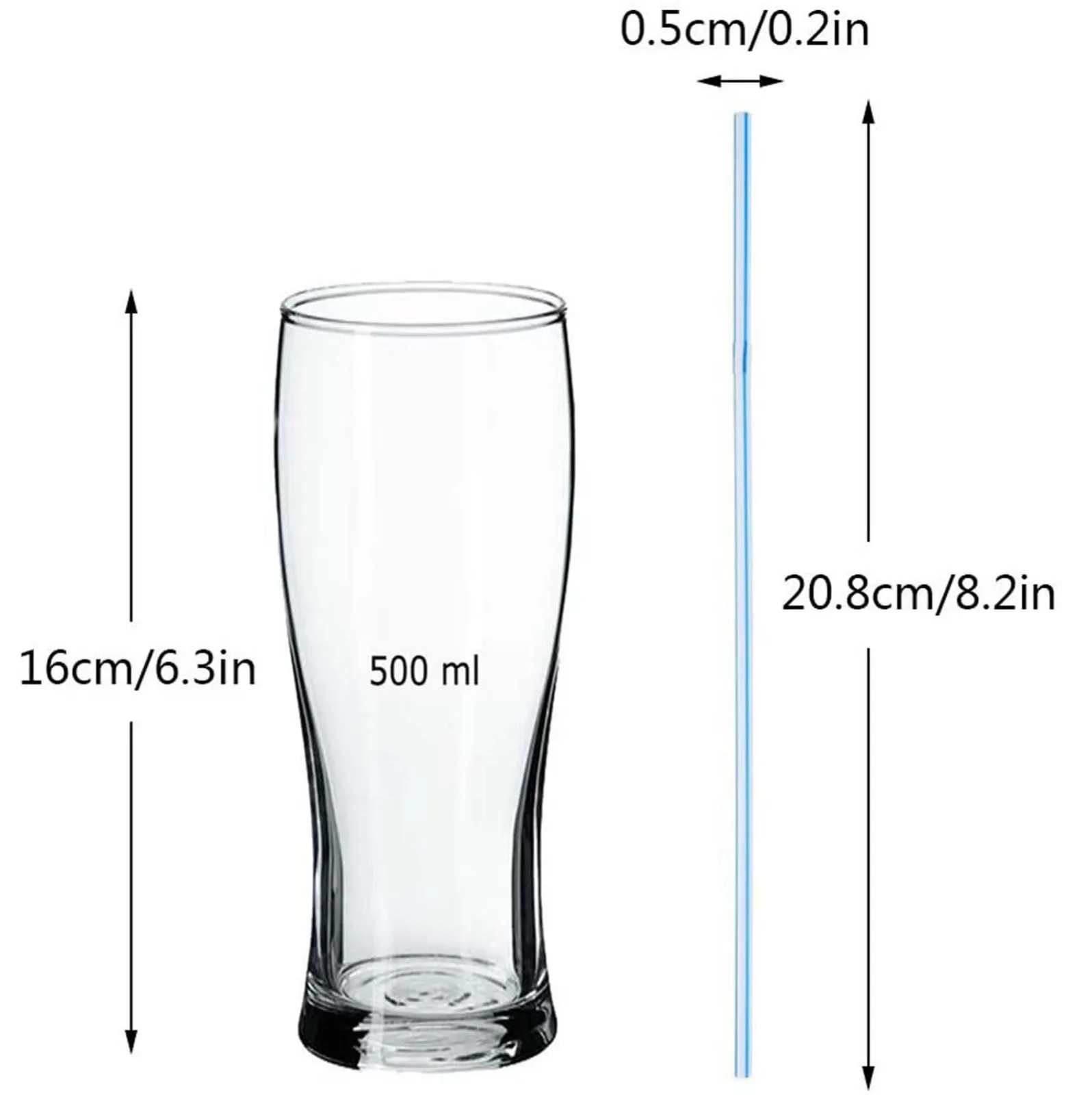 400pcs Plastic Disposable Straws For Parties/bar/beverage Shops/home Kicthen Tool | Дом и сад