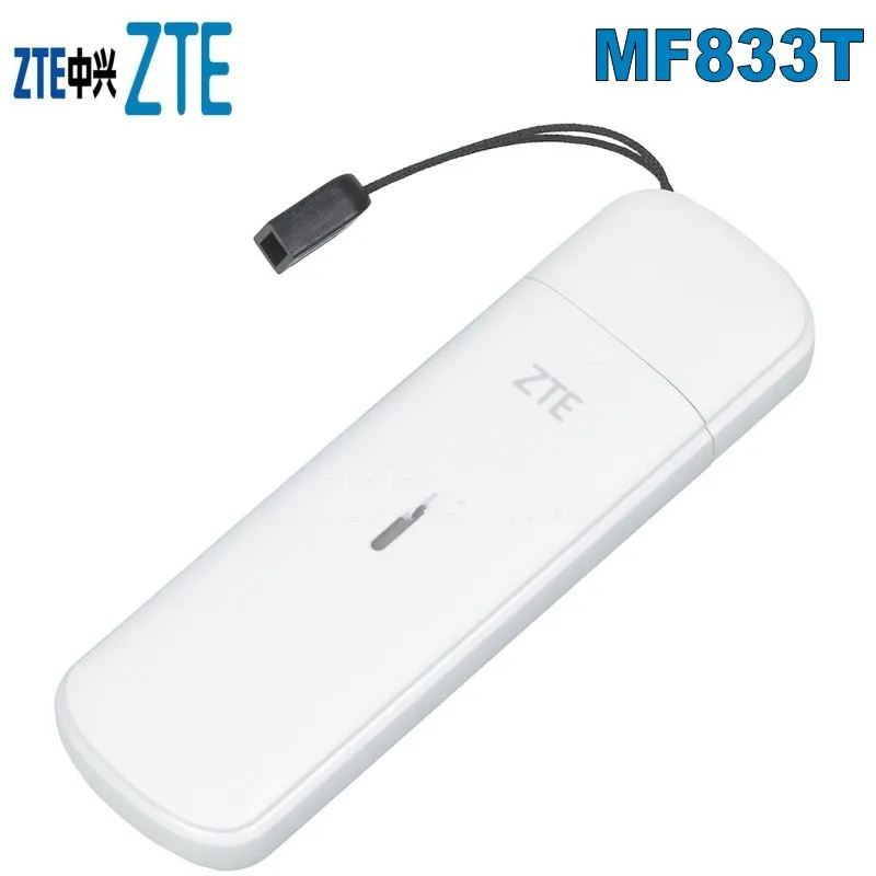 Оригинальный разблокированный ключ ZTE MF833T 4G LTE FDD B1/B2/B4/B5/B28/B7MHz и TDD: B40(B38 или B41)|router