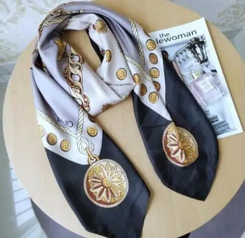 Итальянский модный Бренд Liu женские шарфы, высокое качество летние шарфы шарф