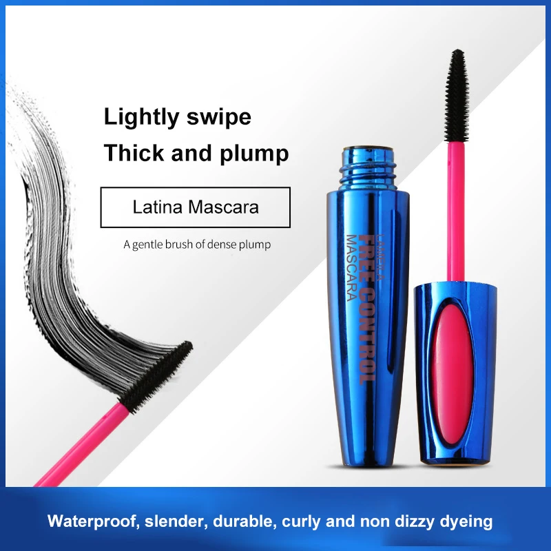 

4D Silk Fiber Lash Mascara Waterproof Rimel For Eyelash Extension Black Thick Curling Lengthening Lashes Mascara Makeup TSLM1