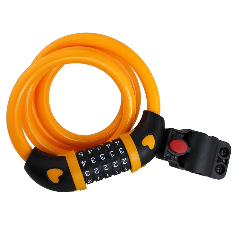

Велосипедный замок, комбинированный замок с 5 цифрами и кодом, защита от кражи велосипеда, оборудование для велосипеда