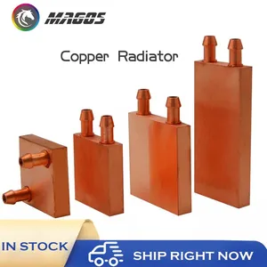 Полностью медный Универсальный водяной блок CPU GPU North Bridge, радиатор для графической карты, процессор Intel и AMD, охладитель радиатора