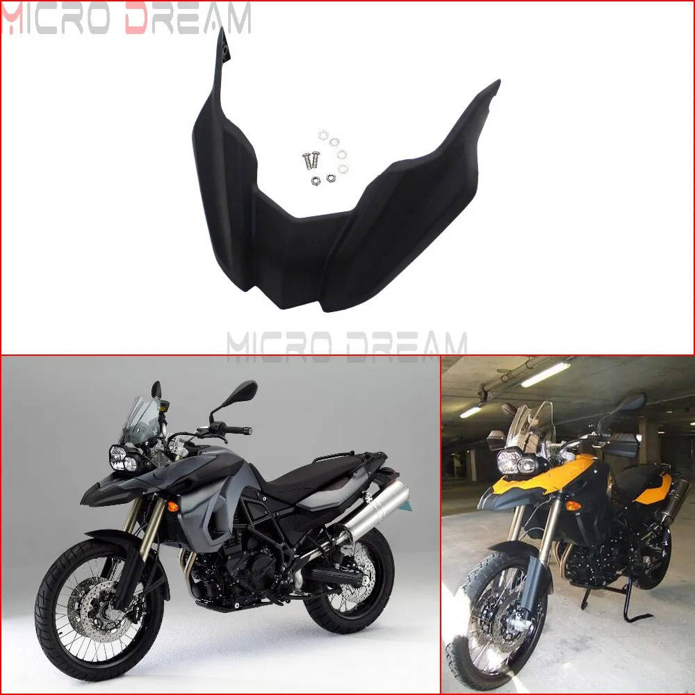 Матовый черный Переднее Крыло клюв расширение крышки колеса для BMW F800GS F800 GS F650GS