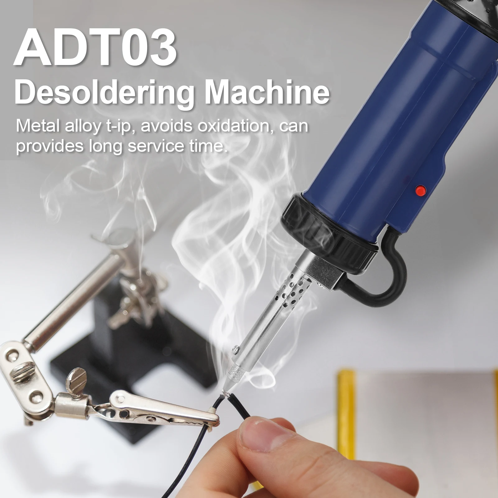ADT03 Automatic Portable Electric Solder Tin Sucker Vacuum Soldering Remove Pump Desoldering Machine | Инструменты
