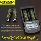 Зарядное устройство LiitoKala с ЖК-дисплеем для аккумуляторов 18650 26650 14500 10440 17500 в AA AAA Ni-MH