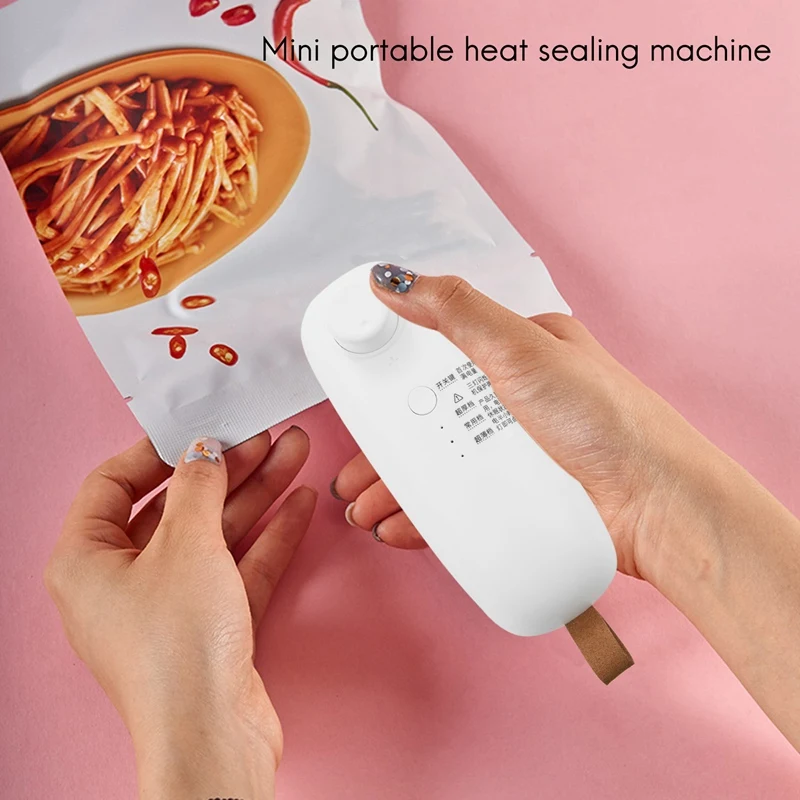 Usb Charging Portable Heating Plastic Bag Sealing Machine Cordless Handheld Vacuum Food | Бытовая техника