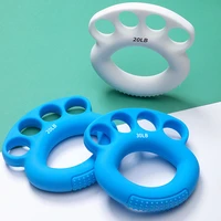 6 70lbs silicone finger trainer portable hand grip ring rehabilitation guitar strength exercise physical therapy piano training