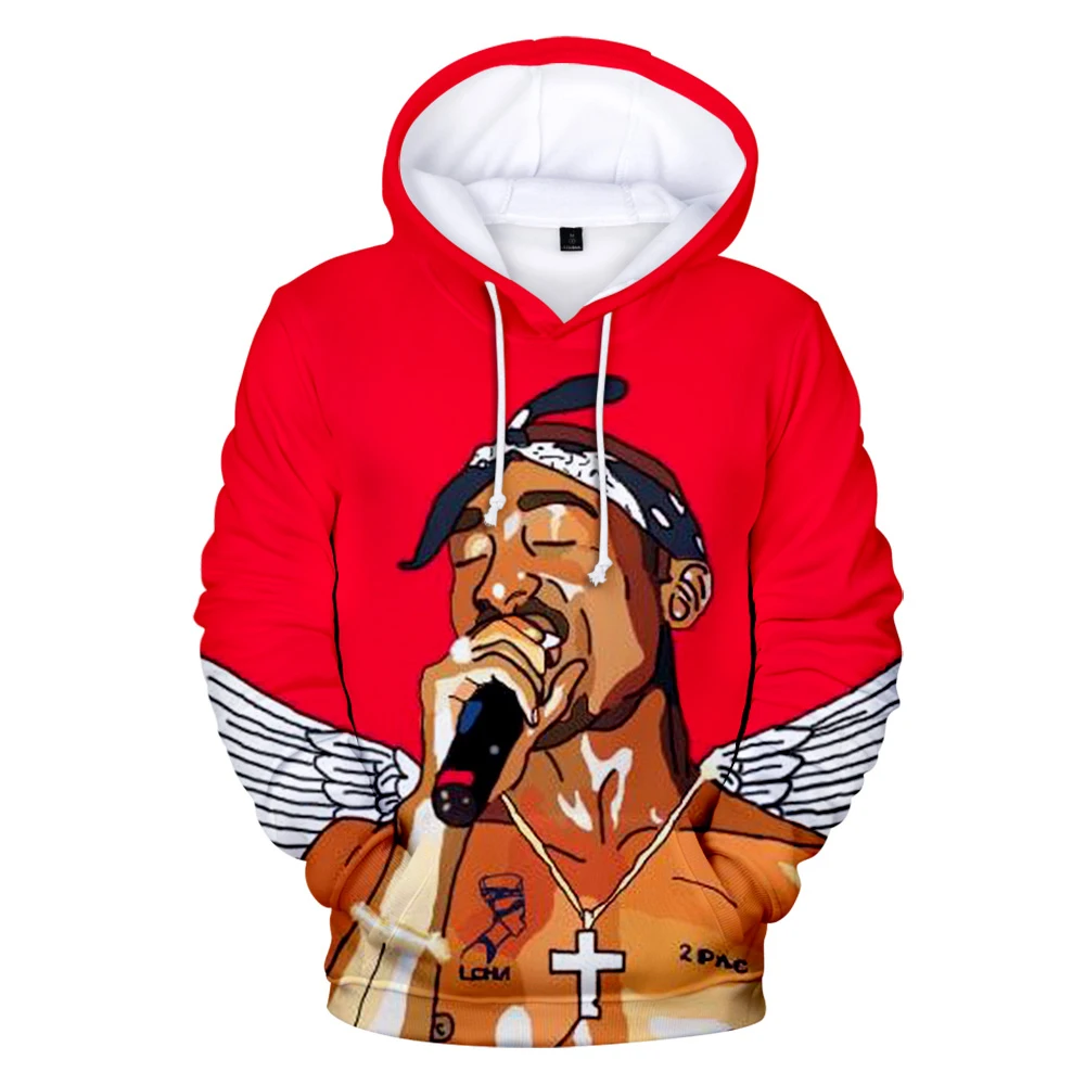 

2PAC Hoodies Hip Hop Sweatshirt 3D Men Women Long Sleeve Hoodie 3D Print Autumn Winter Clothing Tops Harajuku Hoody Plus Size 3D