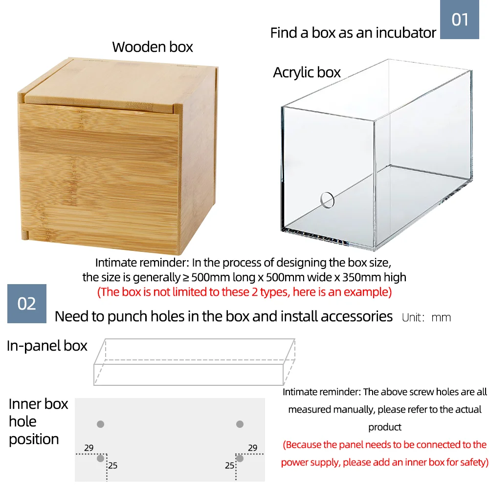 Инкубатор для яиц с автоматическим вентилятором и постоянной температурой