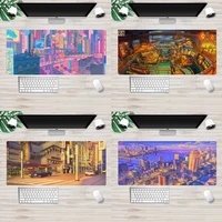 anime city scenery mouse mat animation gaming mousemat xl large gamer soft keyboard pc desk mat takuo computer tablet mousepads