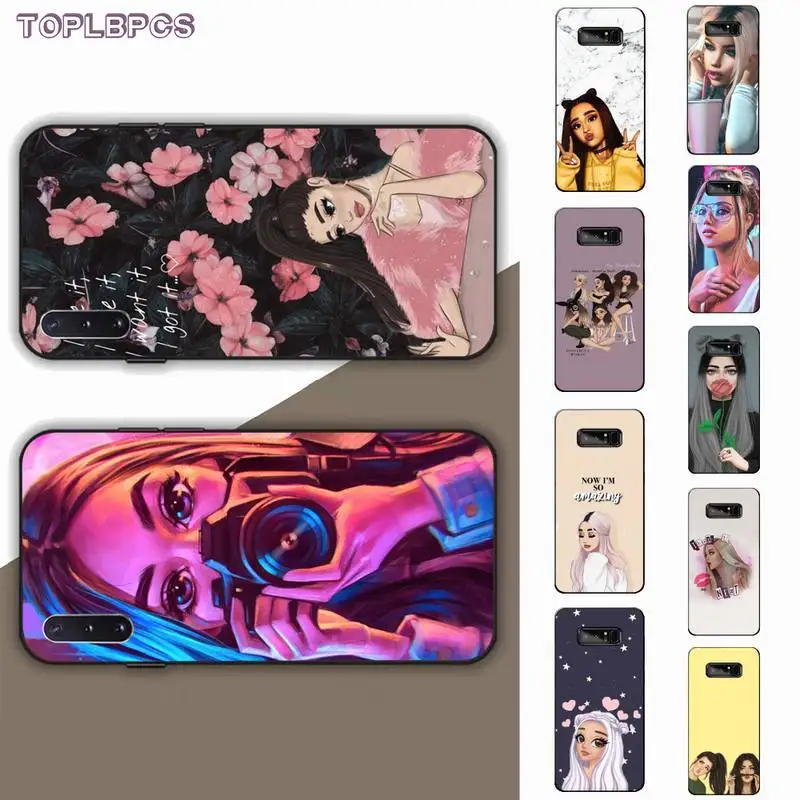 TOPLBPCS богиня опасная женщина Женский силиконовый черный чехол для телефона Samsung