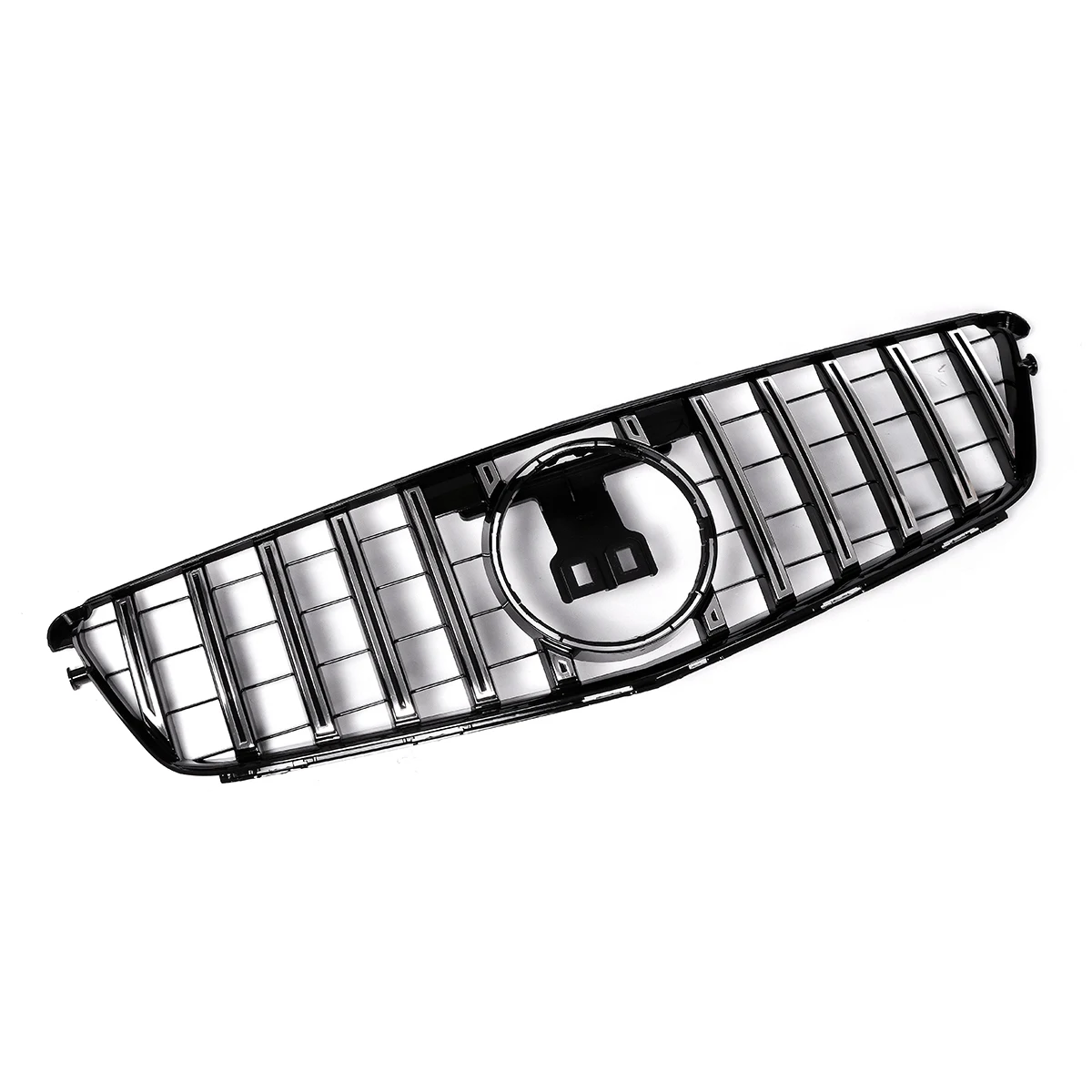 Новинка W204 хромированный серебристый GT R для автомобильного переднего бампера в