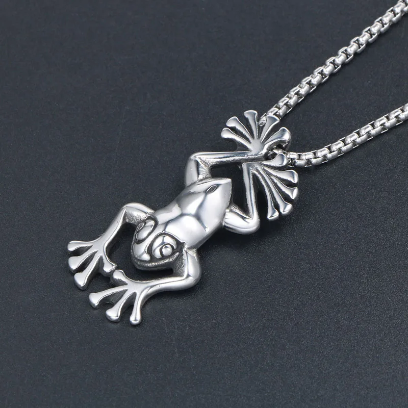 Аксессуары из титановой стали Hemiston ожерелье в виде лягушки аксессуары Модный