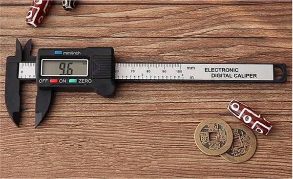 Digital Caliper 4 Inch Electronic Vernier 100mm Calliper Micrometer Ruler Measuring Tool 0.1mm | Инструменты