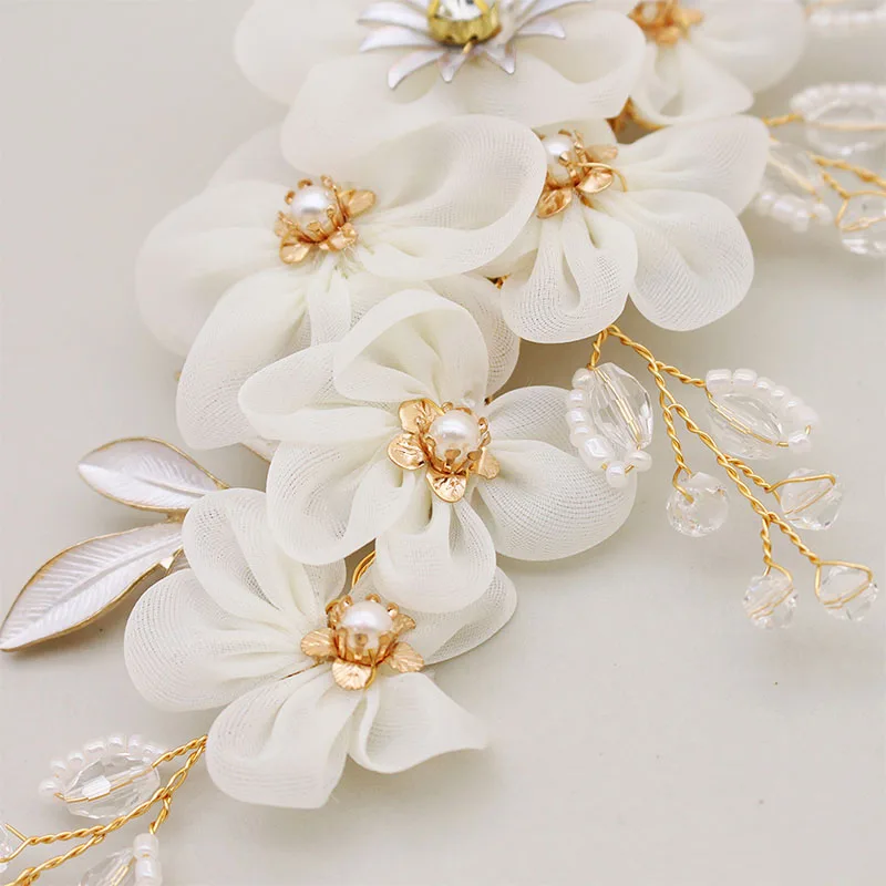 Модный гребень для волос Стразы QYY 2019 свадебные украшения с цветком невесты