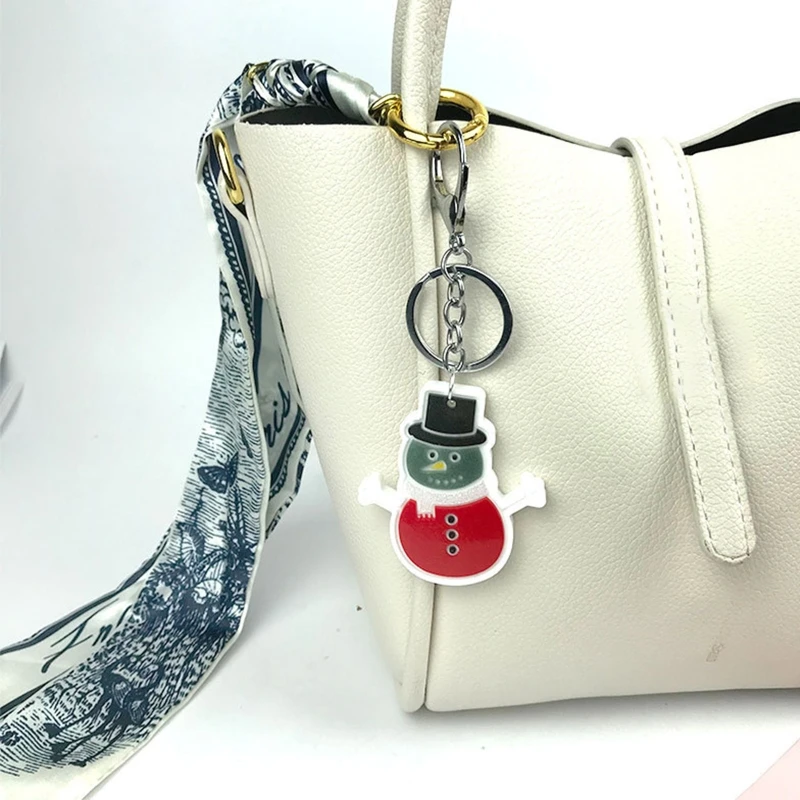 

N58F Christmas Pendant Epoxy Mold Diy Snowflake Socks Christmas Tree Backpack Mould