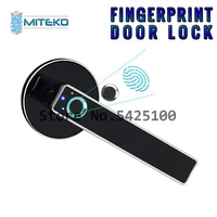 fingerprint door lock smart door lock home security door lock smart electronic bedroom wooden door for office home