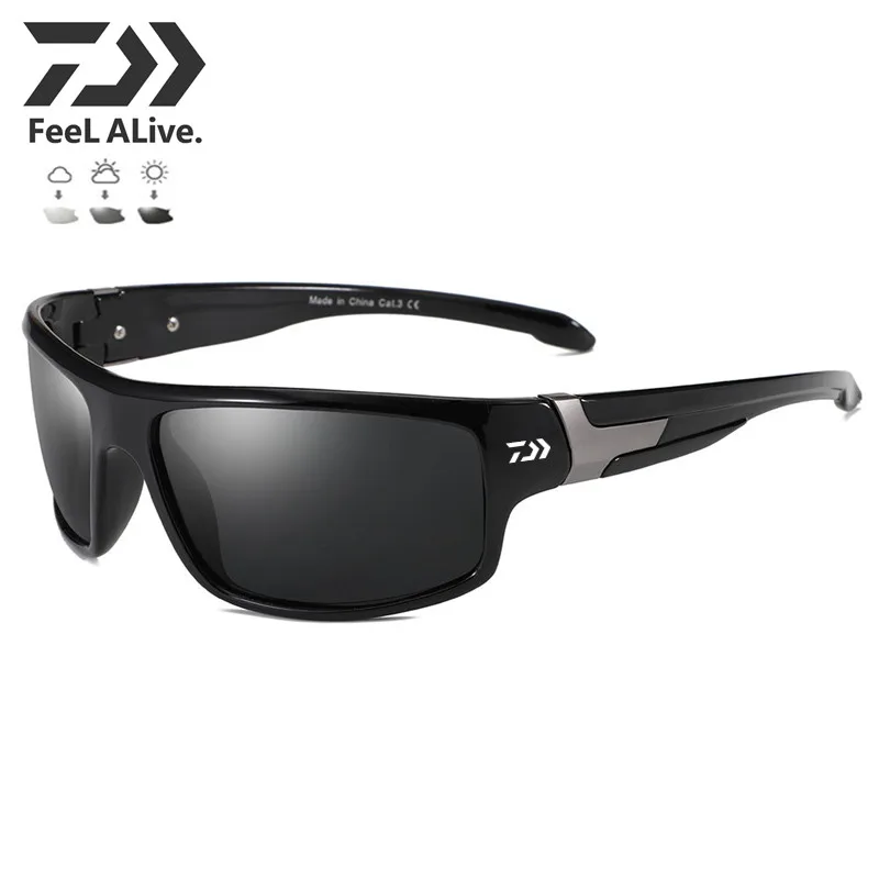 

2022 Daiwa Polarized Fishing Sunglasses Men's Driving Shades Male Sun Glasses Hiking Fishing Classic Sun Glasses UV400 Eyewear