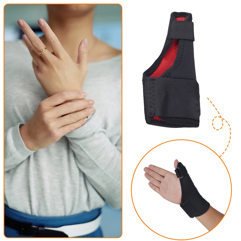 

Finger Holder Protector Thumb Brace Support Fracture Arthritis Pain Relief Wrist for Working-out Comfortable Decoration