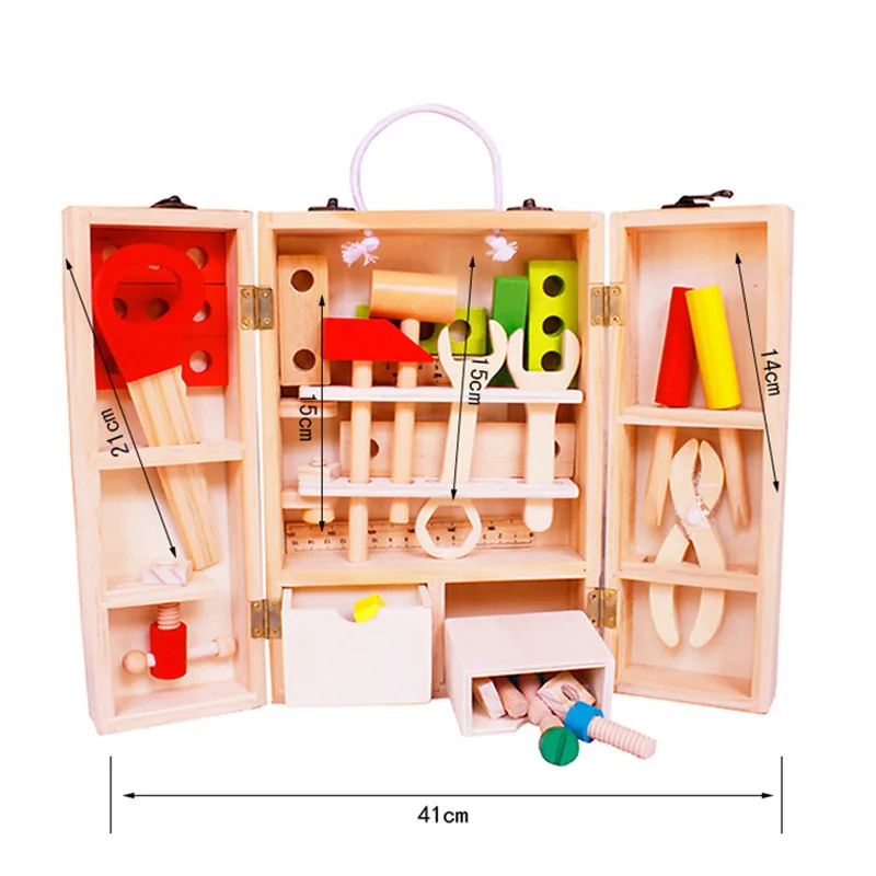 Детские деревянные игрушки в виде садовых инструментов для детей инструменты