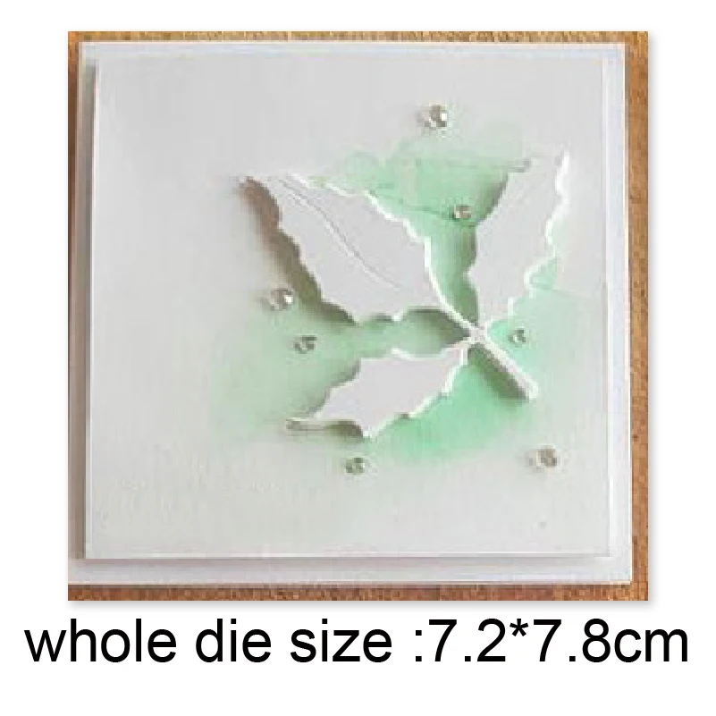 

metal cutting dies leaf 72*78mm cut die mold decoration Scrapbook paper craft knife mould blade punch stencils dies