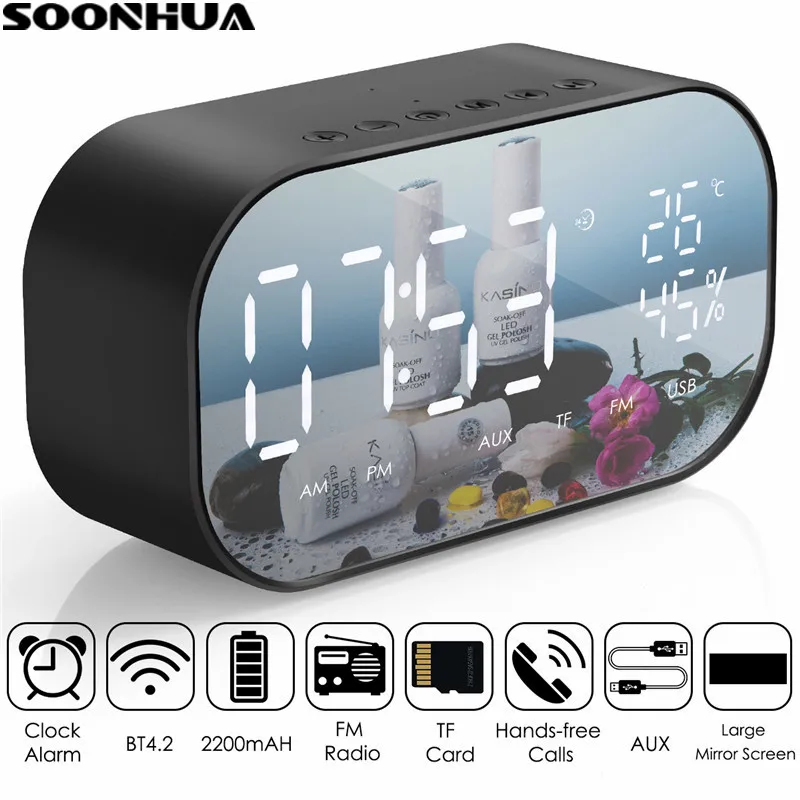 Портативный беспроводной Bluetooth динамик SOONHUA для ноутбука телефона колонки