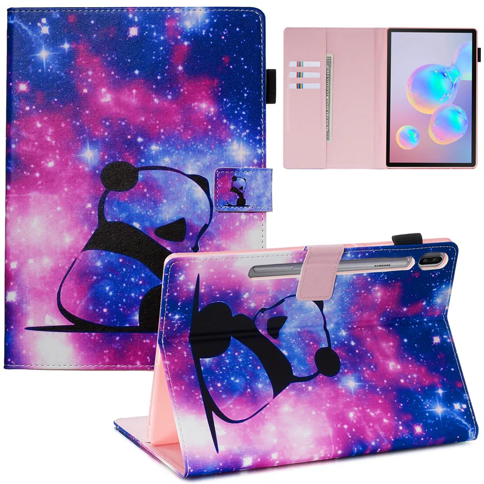 Чехол для samsung Galaxy Tab S6 10 5 2019 SM-T860 SM-T865 T860 Smart Cover Funda С Откидывающейся Крышкой с