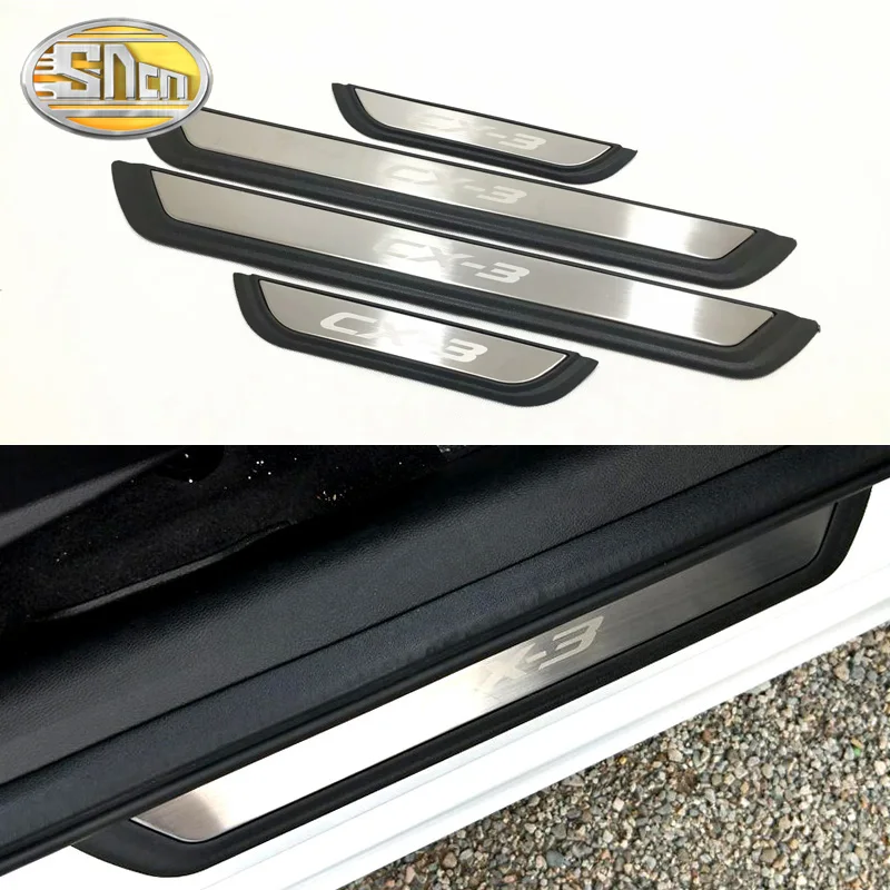 4 шт. высокое качество Нержавеющая сталь Добро пожаловать на педаль автомобиля