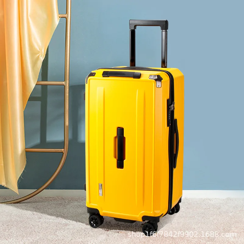 28 Inches Rolling Luggage Carry on Trolley Suitcase Thickened Large Capacity Trolley Travel Suitcase with Wheel for Women Men