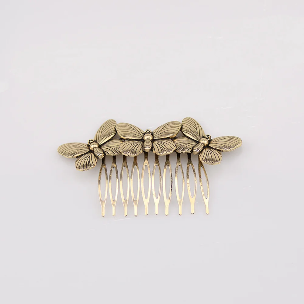 Новый красивый минималистский аксессуары для волос в стиле ретро три бабочки
