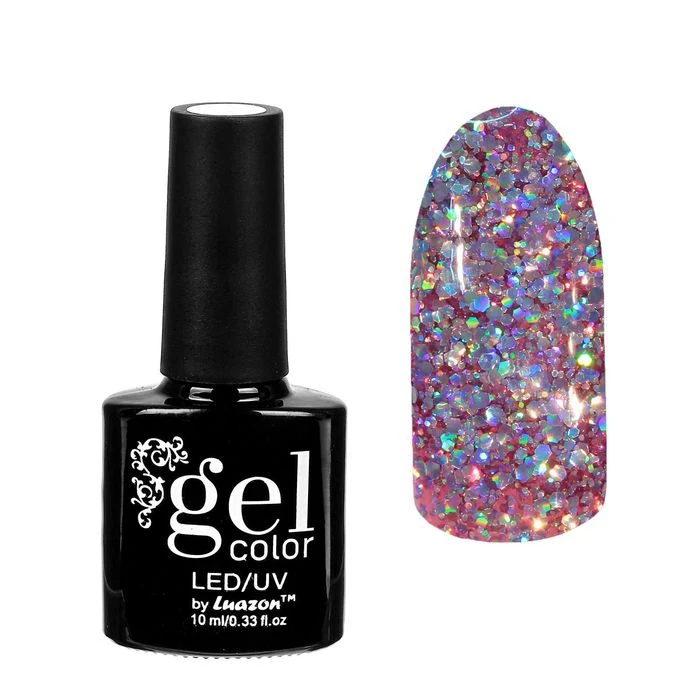 Гель лак для ногтей &quotИскрящийся бриллиант&quot трёхфазный LED/UV 10мл цвет 007