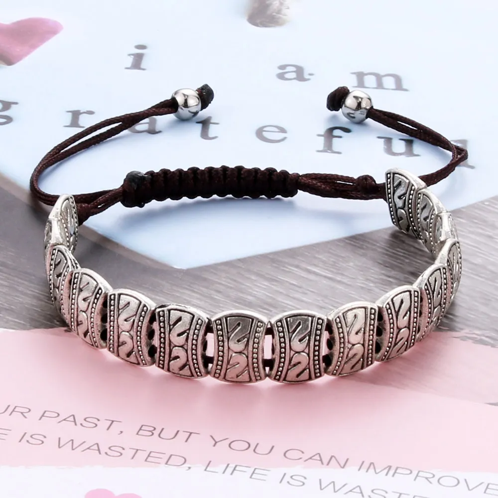 Рождественский Эластичный регулируемый браслет цепочка с металлической совой и