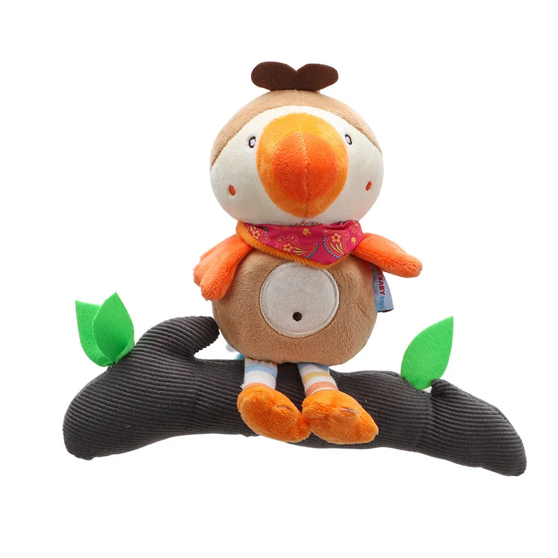 

BBSKY cartoon animal lathe pendant baby plush doll hanging bed hanging toy toddler toys baby bed toys