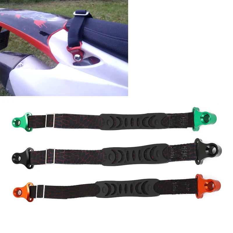 

Rear Holding seat Pull Strap Motorcycle Seat Rescue Pull Strap Sling Belt C1 for HONDA CRF SUZUKI KAWASAKI KX Yamaha YZF YZFX