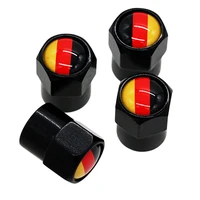 4pcslot car styling wheel tire accessories valve stems covers flag of germany for vw audi bmw benz