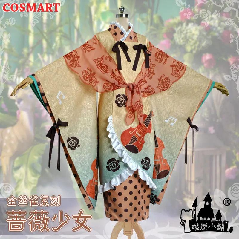 COSMART Rozen Maiden Канария канариэвонгель 15-я годовщина Taisho кимоно искусственное платье