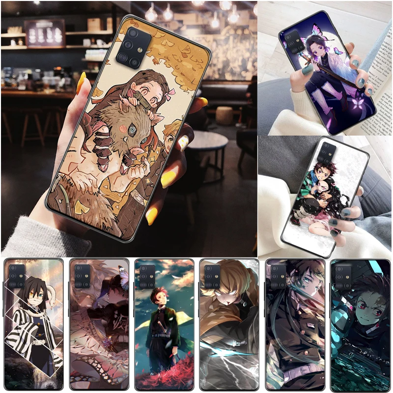 

Чехол для телефона Samsung Galaxy A51 A71 4G, "рассекающий демонов", "камадо неzuko Kamado Tanjirou Agatsuma Zenitsu Kimetsu No Yaiba"